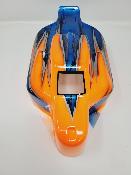 CARROSSERIE S15 ORANGE FLUO/BLEU METAL PEINTE POUR MUGEN OU SWORKZ 2.0 J-CONCEPTS