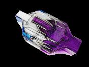 Carrosserie "JC P2" Blanc/Bleu/Silver/Violet pour XRAY XB8 WS-LINE