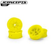 Jantes Avant large "PIONEER" 2.2" pour RC10 pour roulement (2 paires) (choix de couleurs) J-CONCEPTS