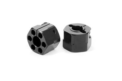 Hexagones de roues 12mm +4.5mm (2) XB2/XT2/XB4 X-RAY