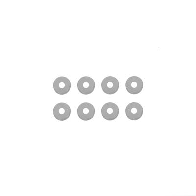 Ecrous blancs nylon 4-40 (8) TEAM-ASSOCIATED