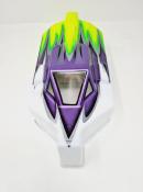 Carrosserie EB48 2.x Blanc/Violet Métal/Jaune fluo peinte pour EB48 2.0 - 2.1 - 2.2 TEKNO-RC