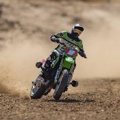 Moto RC 1/4 - Promoto-MX Pro-Circuit - VERTE - RTR AVEC accu et Chargeur LOSI