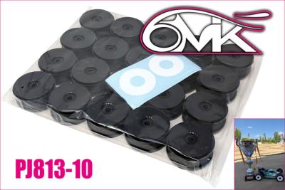 Pack de jantes 1/8 MEGA Noire HARD (10 paires) 6-MIK