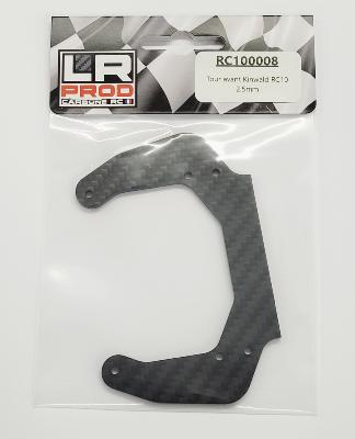Tour avant Carbone 2.5mm "Kinwald" pour RC10 LR PROD