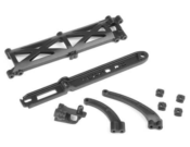 Chassis brace set and battery strap SCT410SL TEKNO-RC