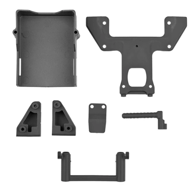 Kit de support de batterie rétro, gris RB10 FT TEAM-ASSOCIATED