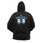 Sweat à Capuche Zippé "HOODIE" NOIR logo verticale TEKNO-RC