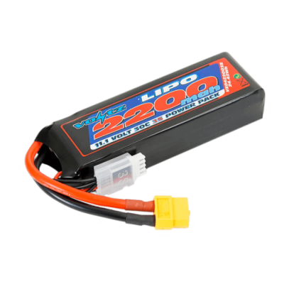 Accu Lipo 3S 11.1v 2200mah 30C prise XT60 VOLTZ