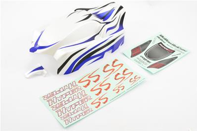 Carrosserie peinte Hyper-SS-E (bleue et blanche) HOBAO RACING