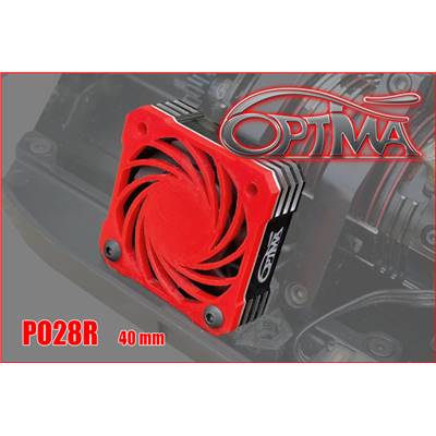 Protection de ventilateur 40mm (choix de la couleur) Rouge 6-MIK