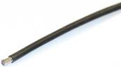 Fil silicone gauge 14 noir (1m) ROBITRONIC