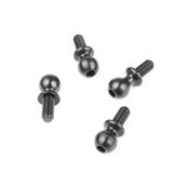 Ball Stud (5.5mm, short neck, 6mm thread, 4pcs) TEKNO-RC