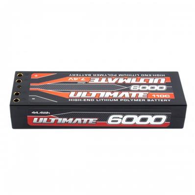 Accu Ultimate Racing 6000 110C Stick 7.4V 2S (PK 4mm)