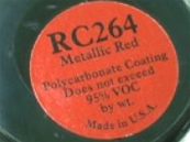 Peinture rouge métalisé
