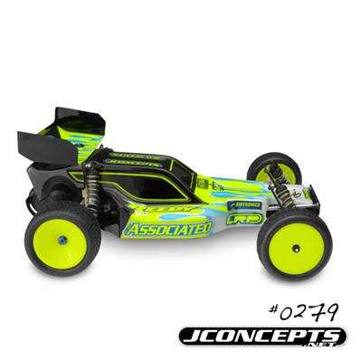 Carrosserie non-peinte "Detonator" pour Associated RC10 Worlds car + aileron 6.5 J-CONCEPTS