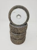 PNEUS WS03 GOMME VERT 25 MONTÉS SUR JANTES BLANCHES (4) - 10% D'USURES WS LINE