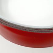Double-face moussé rouge 2.5cm x 1m WS-LINE