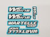 Stickers WSLine / Wartelle Shop 75x75 (différentes couleurs)