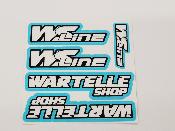 Stickers WSLine / Wartelle Shop 75x75 (différentes couleurs) WS-LINE