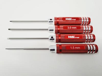 Lot de tournevis Hexagonale 1.5/2.0/2.5/3.0mm WSLINE