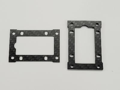 Rehausse cellule avant carbone 1 et 2 mm LR PROD