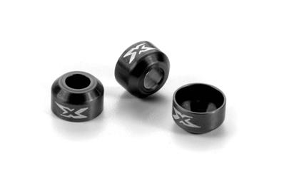 Protections de cardans aluminiums noires (3)