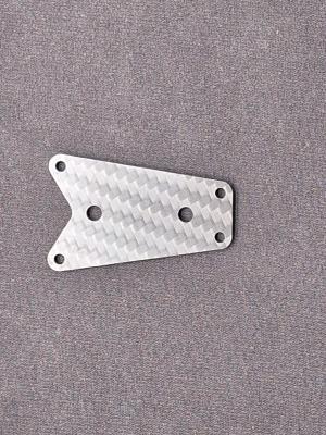 Support de Carrosserie Arr Carbone pour RC10 ép. : 2.5mm LR PROD