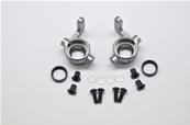Fusées avants aluminium gauche/droite V2 SERPENT RACING