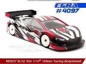 Carrosserie RS4 1/10 190mm Touring car EFRA4097 0.7mm (non peinte) BLITZ