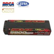 Batterie LiPo 2S HV 7.6V-130C-5800 Red-Line (5mm) GENS-ACE