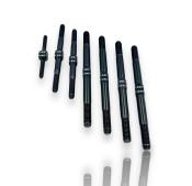 Biellettes à pas inversé Titane Noir pour Tekno NB/EB48 2.2 PROMOTION RC 