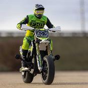 1/4 Promoto-SM FXR Supermoto Motorcycle RTR (Batterie et chargeur inclus), White LOSI