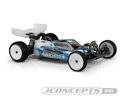 Carrosserie non-peinte F2 pour Associated B6.4/B6.4D avec aileron Carpet / Turf J-CONCEPTS