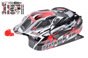 Carrosserie peinte rouge SPARK XB6 CORALLY