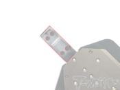 Sabot de protection de châssis inox avant pour Associated B84/B84D (2) T-WORK'S