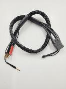 Cable de charge 2S PK 5mm + prise Equilibrage pour sortie Chargeur XT90 Noire (60cm) WS-LINE