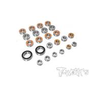 Kit complet de roulements étanches pour HB E819RS (22pcs) T-WORK'S