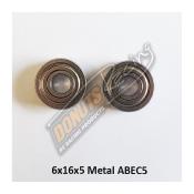 Roulements 6x16x5 Metal ABEC5 Pro Series (2)