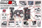 Buggy MBX8R 1/8 Nitro Kit off road MUGEN