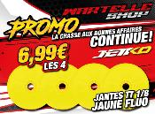 Jantes 1/8e Buggy Jaune (4) JETKO