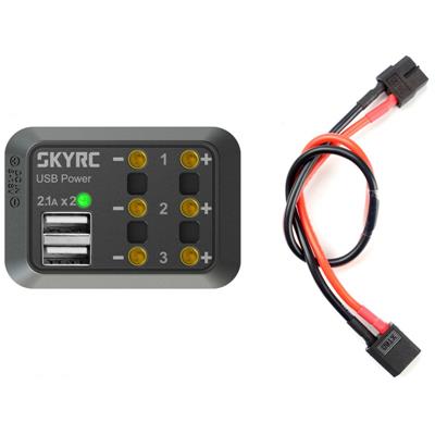 Power distributor avec prise XT60 ( Max 10A + USB 5V 2.1A) SKY-RC