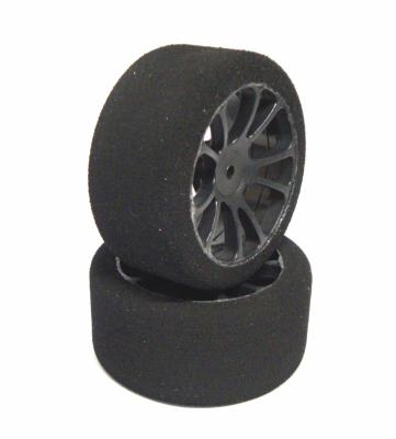 Pneus 1/10 Touring SP Foam (10 rayons) L: 26mm Avant (choix  du shore) SP RACING