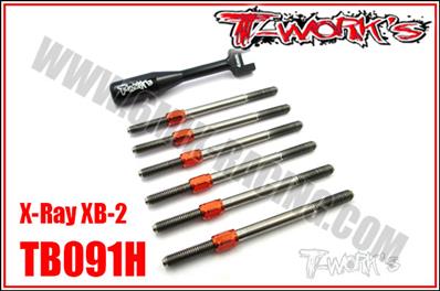Kit de pas inversés titane "Hybrid" pour XB2
