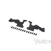 Plaques carbone de triangles avants inférieurs 1.5mm pour gamme SRX8 (2) T-WORK'S