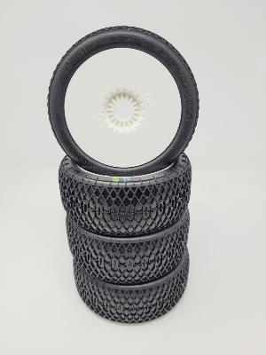 PNEUS DASH GOMME INTER NON COLLES SUR JANTES BLANCHES (4) -NEUF 6-MIK