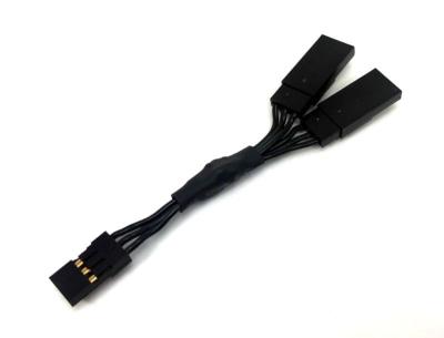 Cordon Y pour servo Noir 50mm SANWA