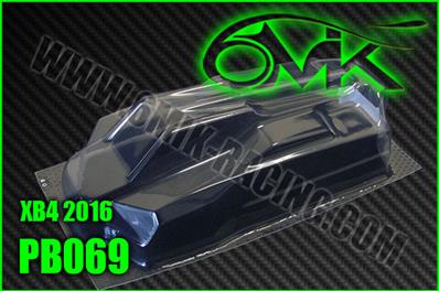 Carrosserie lexan pour Xray XB4 2016 (non-peinte) 6-MIK