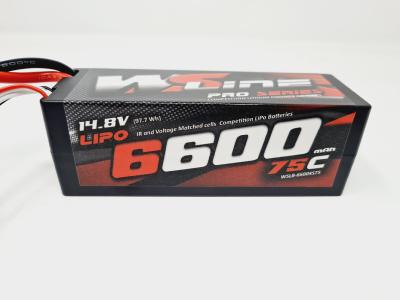 Accu Lipo WSLine 6600 75c 4S (prise XT90) 4S2P