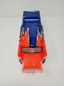 CARROSSERIE ET48 2.x ROUGE FLUO/SILVER/BLEU NUIT PEINTE POUR ET48 2.0 - 2.2 TEKNO-RC